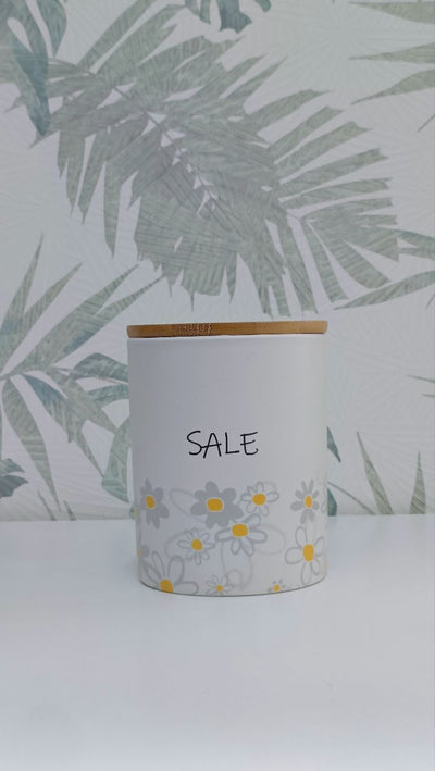 Barattolo Sale tondo mod. Daisy 10*13