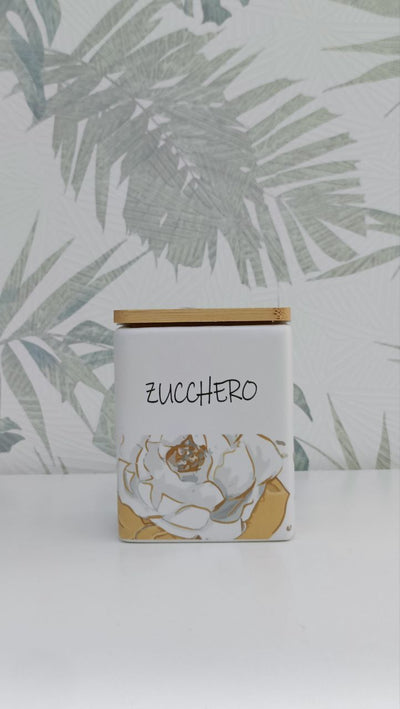 Barattolo Zucchero quadrato Modello Lux 10*13