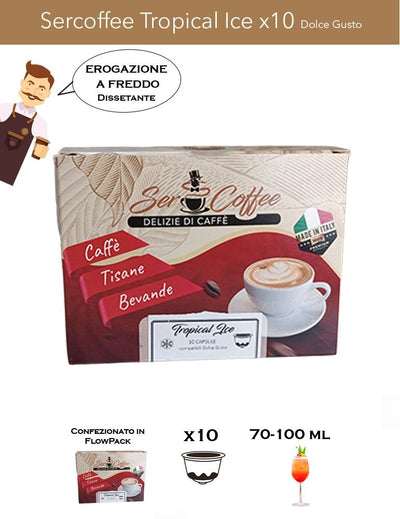 Capsule compatibili Dolce Gusto Tropical Ice – 10 capsule