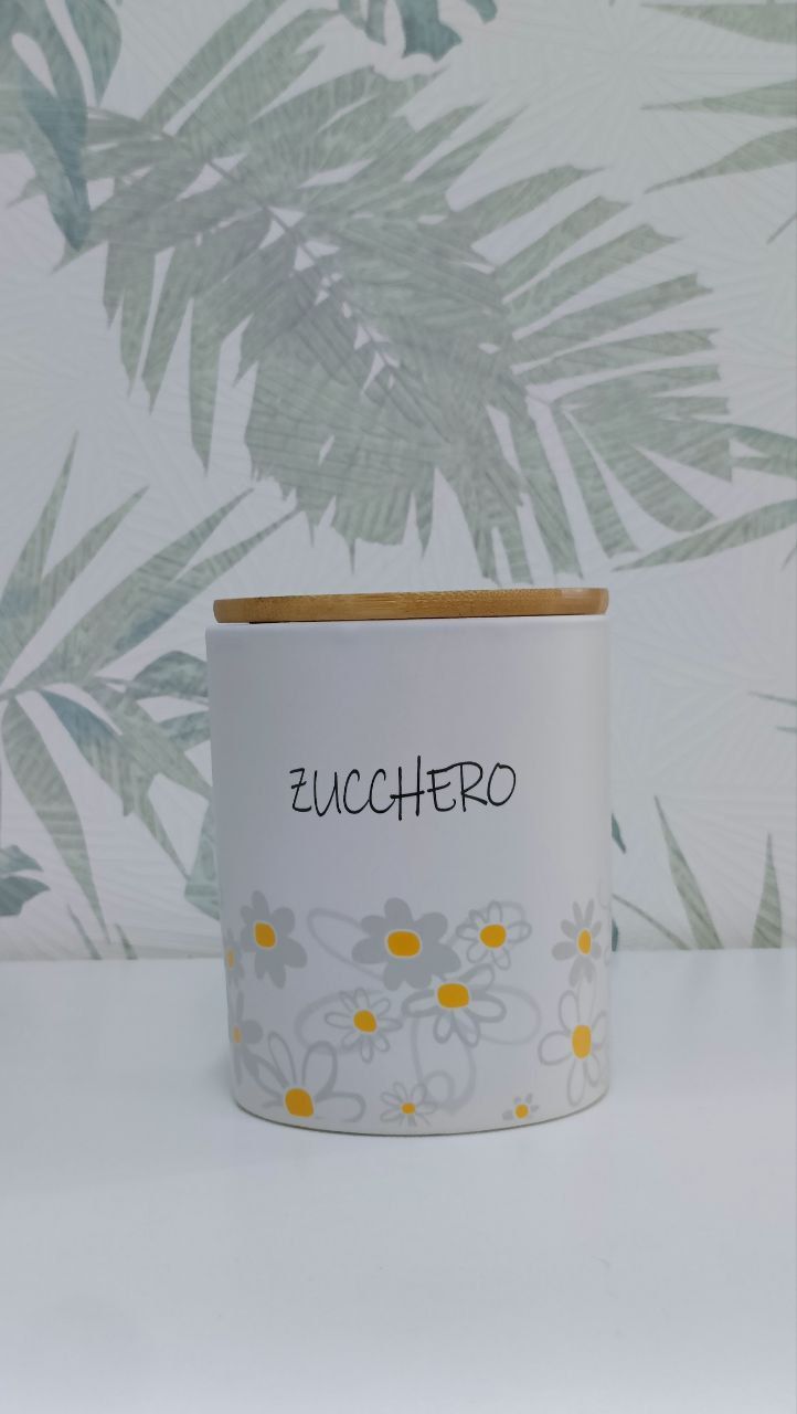Barattolo Zucchero tondo Daisy 10+13
