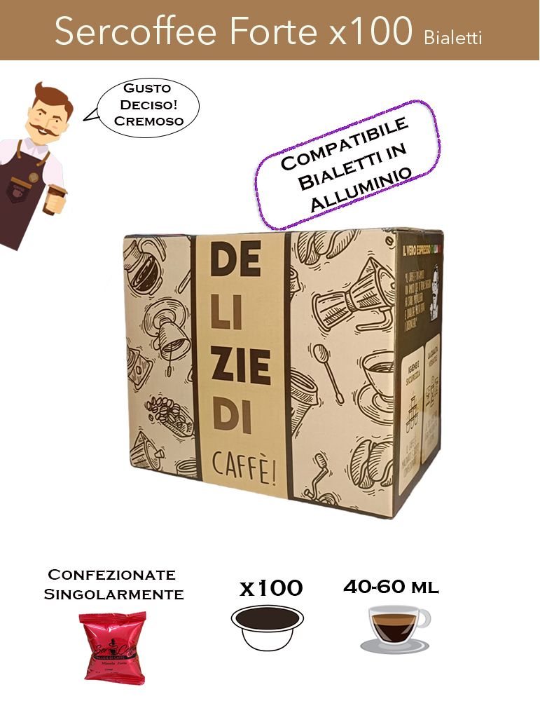 Bialetti SerCoffee® Miscela Forte x100