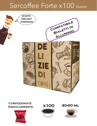 Bialetti SerCoffee® Miscela Forte x100