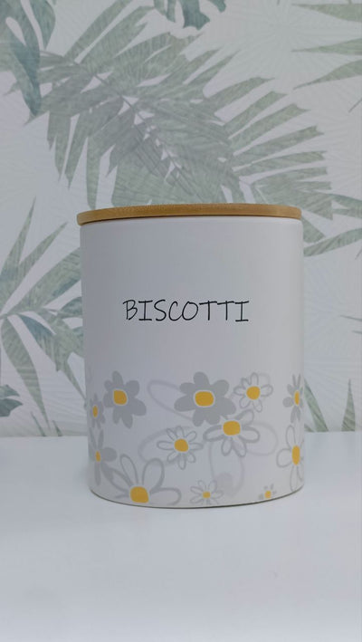 Biscottiera tonda mod. Daisy 13*17