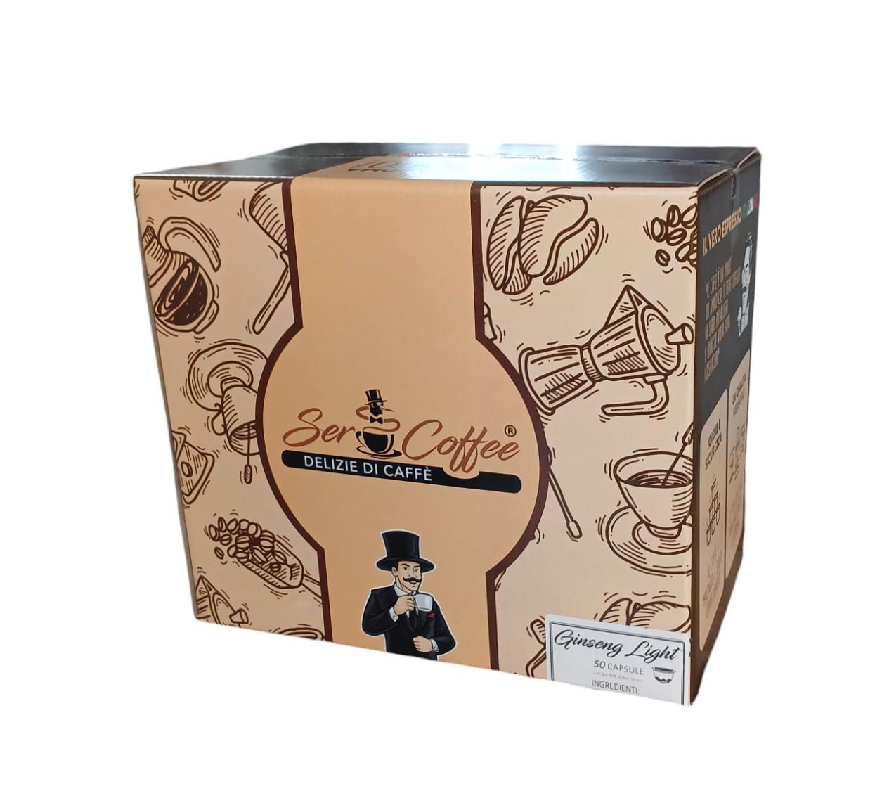 Dolce Gusto SerCoffee Ginseng Dolce Light x50 Comp.