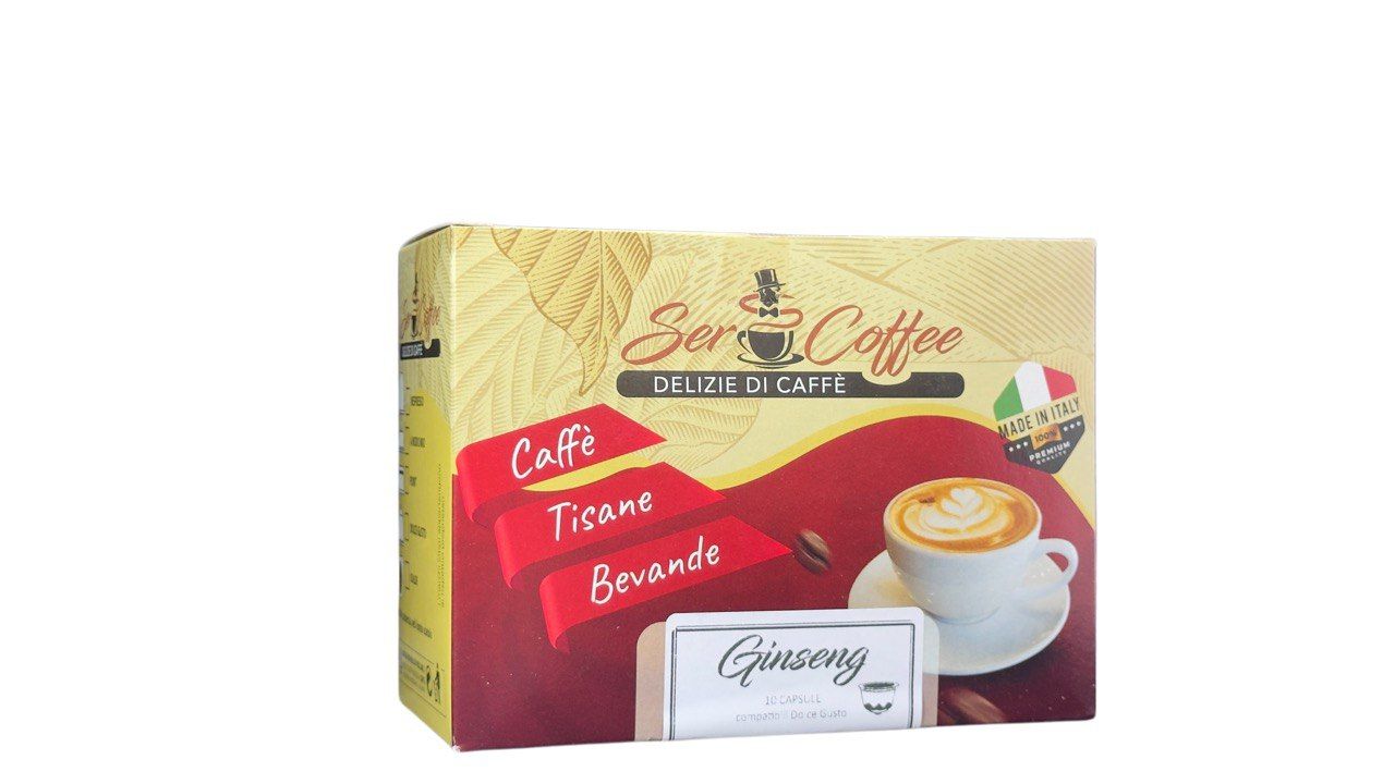 Dolce Gusto SerCoffee Ginseng Extra Cremoso x10 Comp.