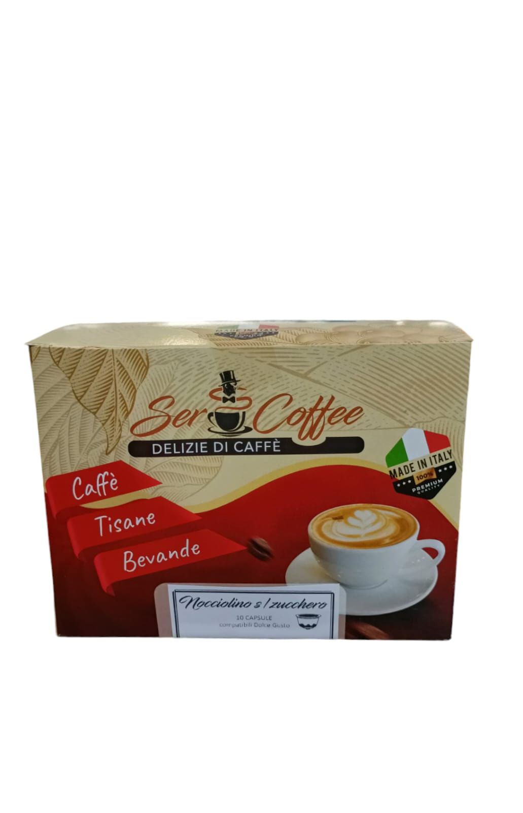 Dolce Gusto SerCoffee Nocciolino Senza Zucchero x10 Comp.