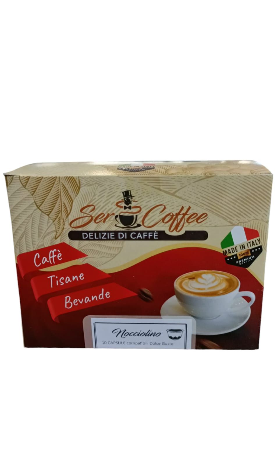 Dolce Gusto SerCoffee Nocciolino x10 Comp.