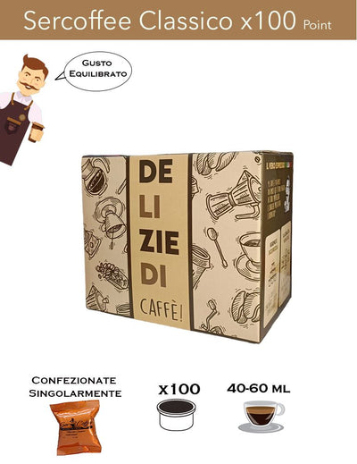 Espresso Point SerCoffee Miscela Classica x100 Comp.